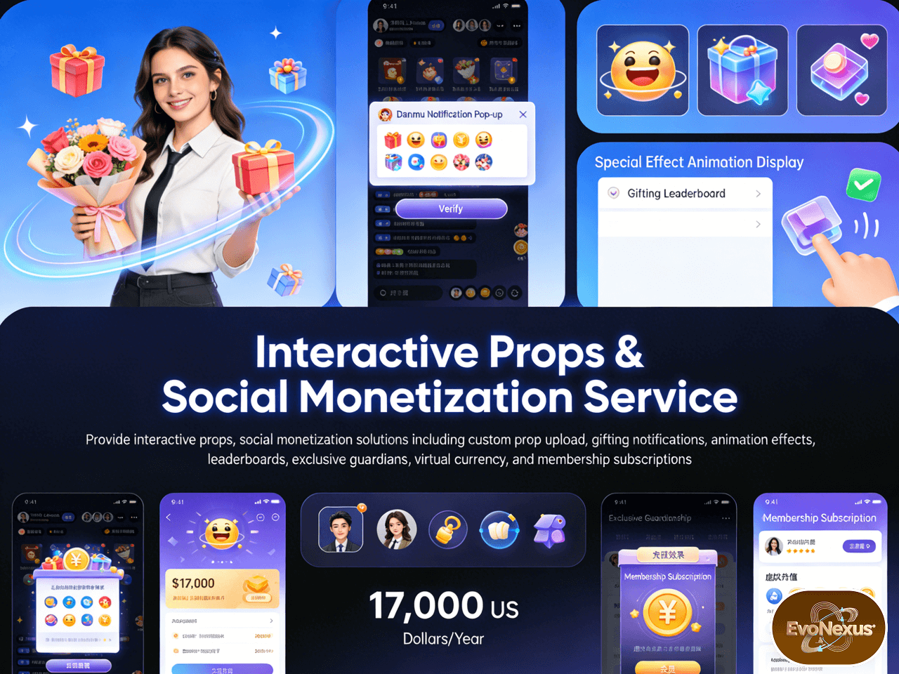 Interactive Props & Social Monetization